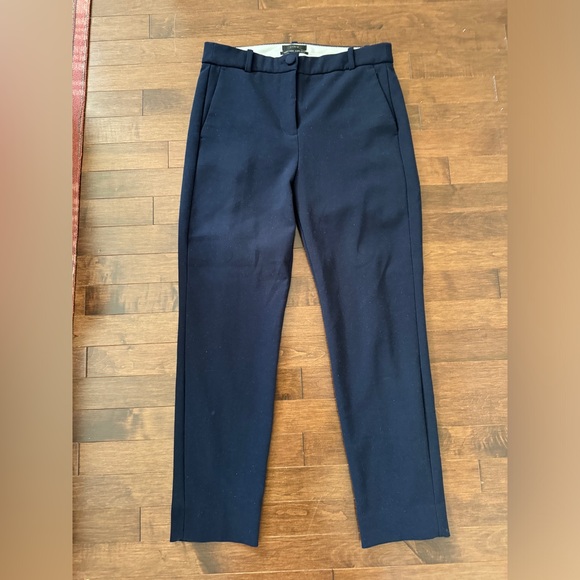 J Crew Cameron High Rise Navy sz 6 - Picture 2 of 7